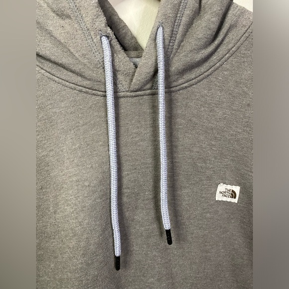 The North Face Heritage Patch Hoodie Sweatshirt LARGE Gray - Picture 2 of 7